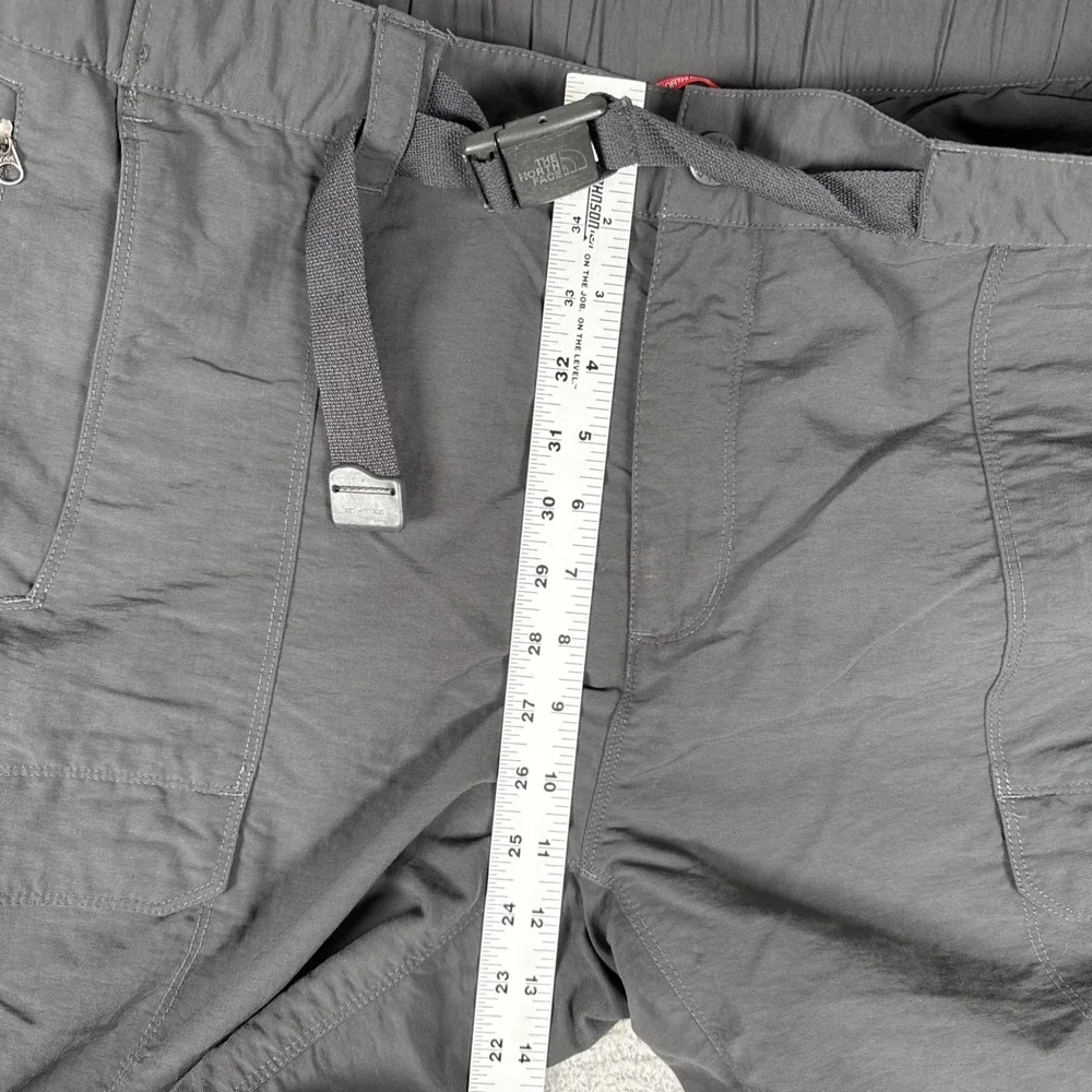 The North Face Pants Men's Large (38x30) Gray Convertible Hiking Zip Off Outdoor